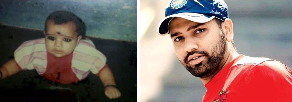 Indian cricketer's Childhood Pictures