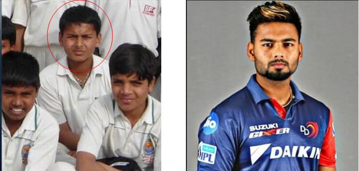 Indian cricketer's Childhood Pictures