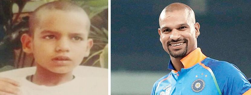 Indian cricketer's Childhood Pictures