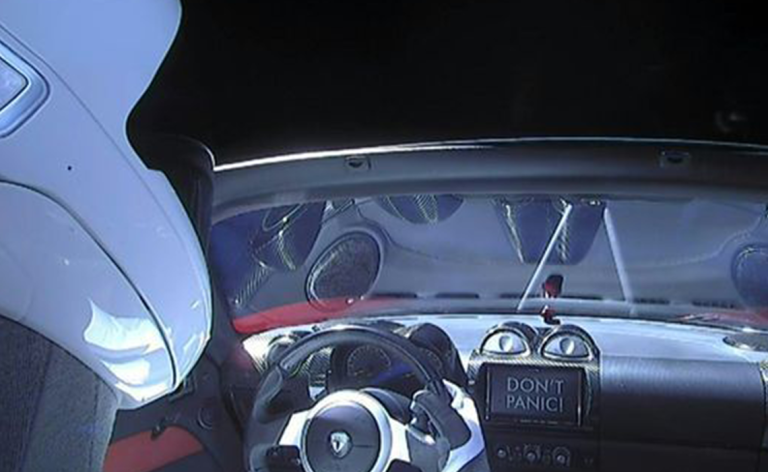 How About Driving A Sports Car In Space? Space X Made It Possible!