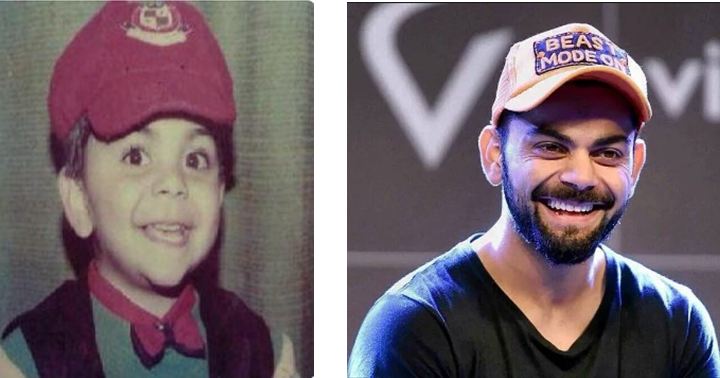 Indian cricketer's Childhood Pictures