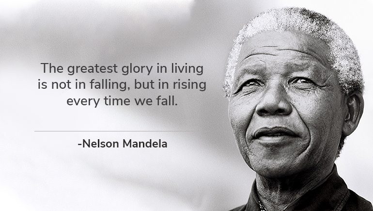 15 motivational quotes by Nelson Mandela