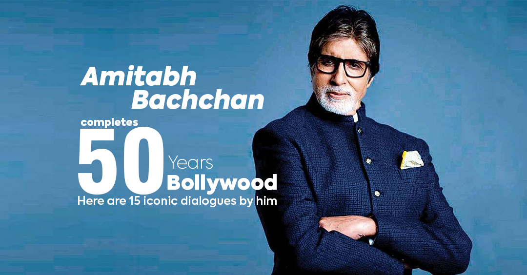 AMITABH BACHCHAN COMPLETES 50 YEARS IN BOLLYWOOD
