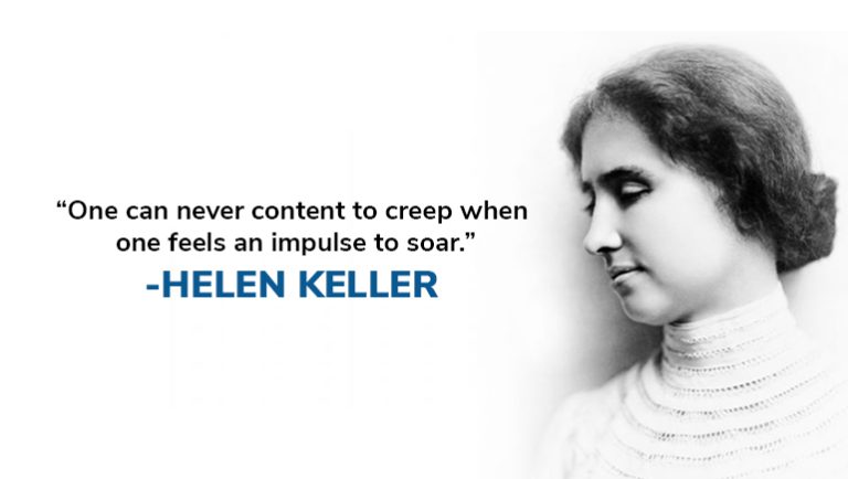 Top 10 Helen Keller Quotes to Inspire You to Never Give Up - Feedpulp