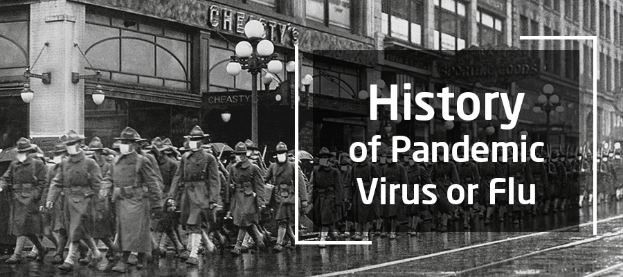History of few of Pandemic Virus or Flu