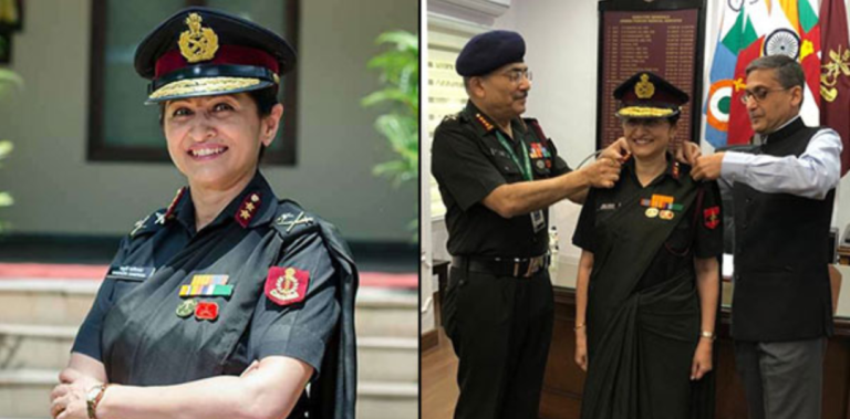 Meet the third woman officer to hold the lieutenant General Rank In Indian Armed Forces