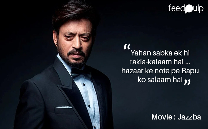 Remembering all time superhit dialogues of Irrfan Khan