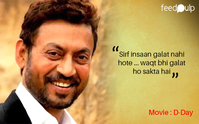 Remembering all time superhit dialogues of Irrfan Khan