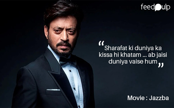 Remembering all time superhit dialogues of Irrfan Khan