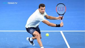 Grigor Dimitrov trick shots in tennis