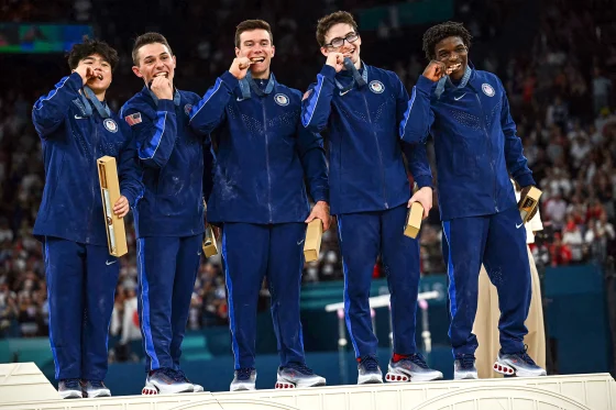 Stephen Nedoroscik Leads U.S. Men Gymnastics Team to Bronze