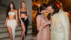 Kim Kardashian In Iconic Outfits At Ambani Wedding