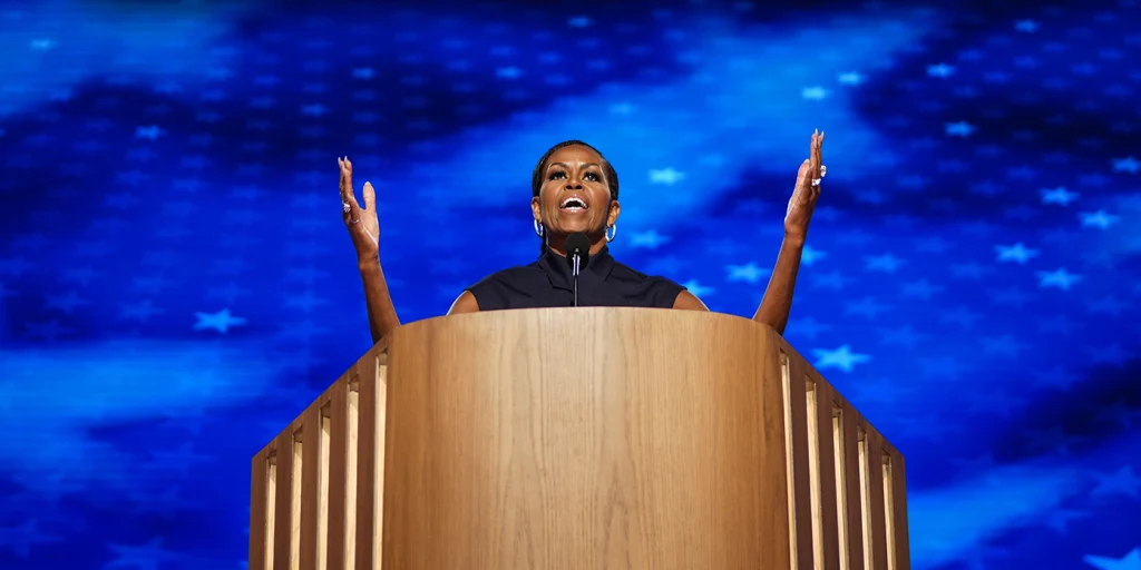 Michelle Obama Calls for Hope and Sacrifice at the DNC
