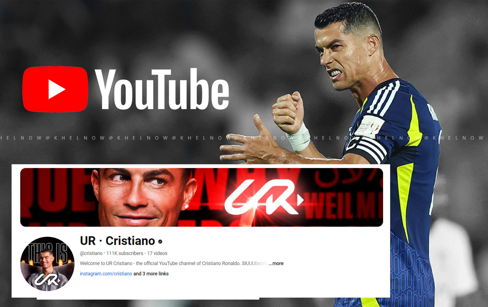 UR Cristiano Ronaldo Breaks All YouTube Records