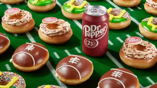 Krispy Kreme Dr Pepper Doughnut Kicks Off Football Season Fun