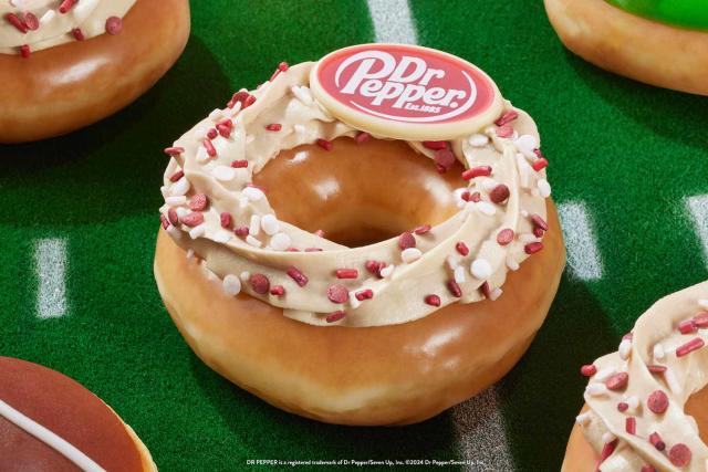 Krispy Kreme Dr Pepper Doughnut Kicks Off Football Season Fun