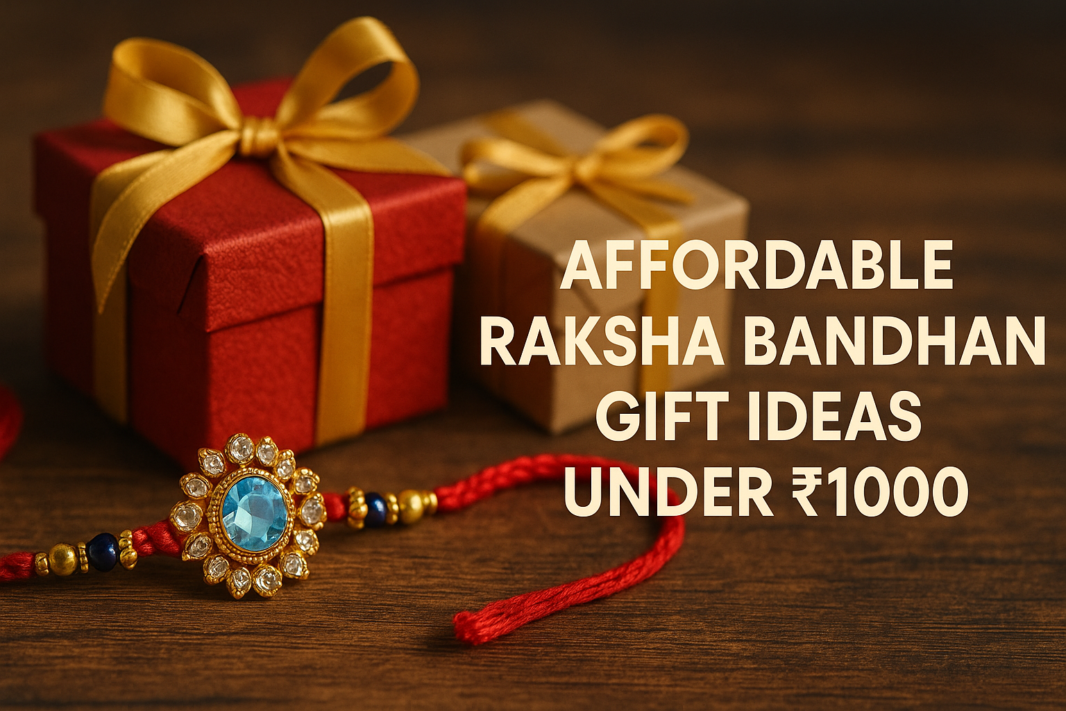 Affordable Raksha Bandhan Gift Ideas Under ₹1000